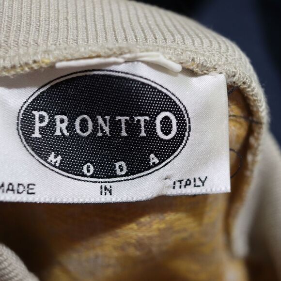 Prontto Moda Gold Linen Men’s Shirt Classic Relaxed Fit New With Tags - Picture 9 of 10